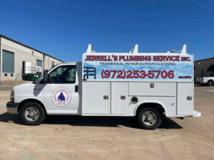 Jerrells Plumbing Service Truck